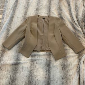 Express Tan 3/4 sleeve Blazer